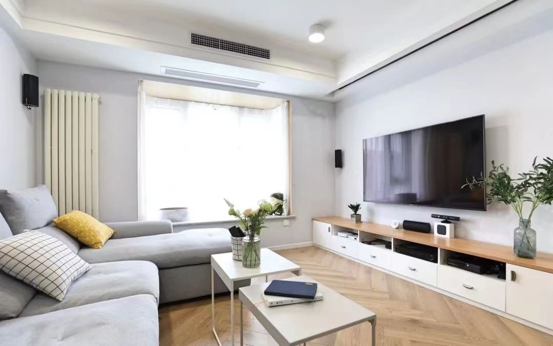 松江区新凯家园85平米平现代简约风格两室户装修效果图