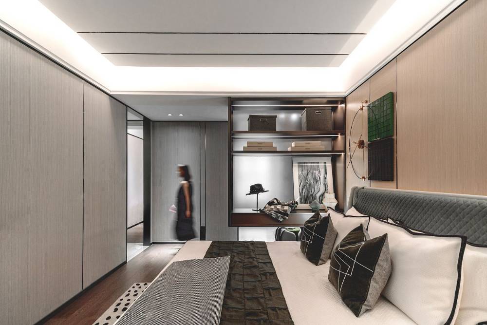 黄浦区锦城公寓120平米平现代简约风格四室两卫装修效果图