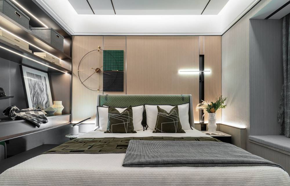 黄浦区锦城公寓120平米平现代简约风格四室两卫装修效果图