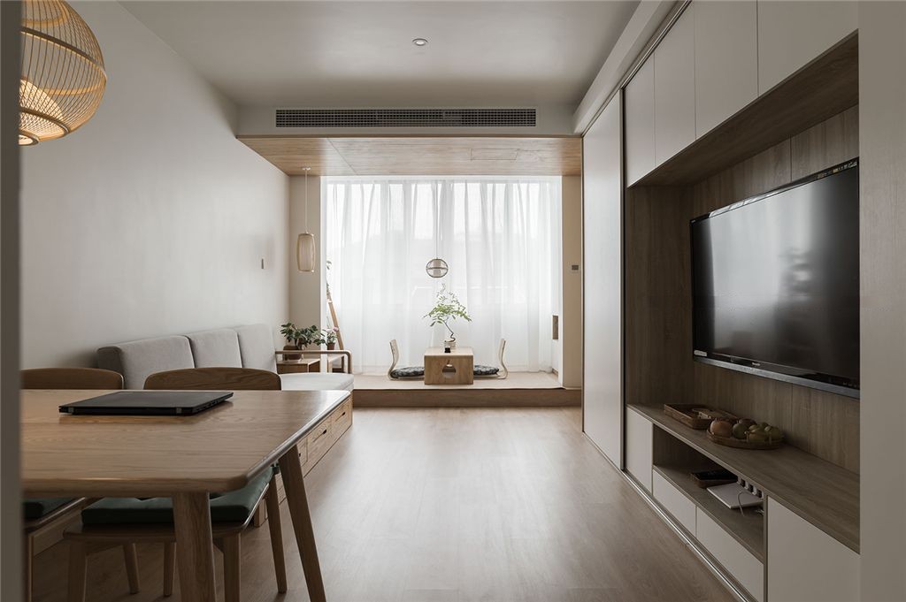 浦东新区昱龙家园93平米平日式风格两室户装修效果图