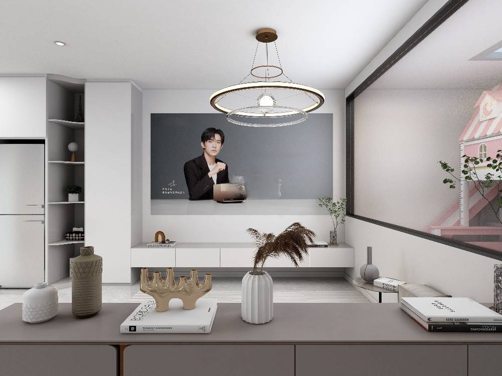 浦东新区康达公寓84平米平现代简约风格一室户装修效果图
