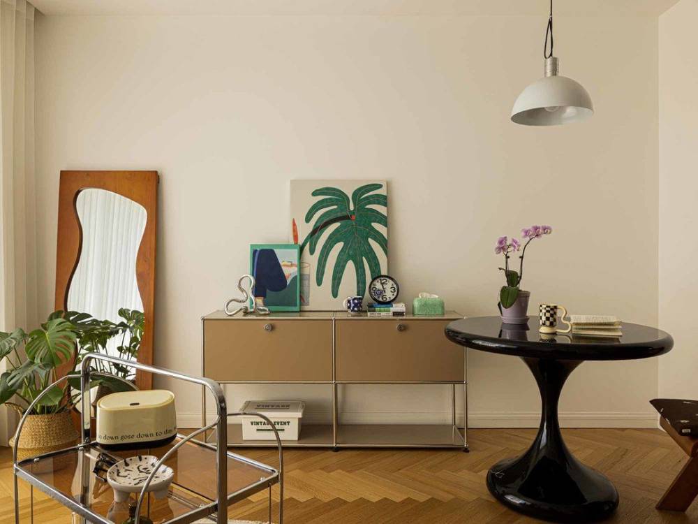 长宁区虹桥公寓90平法式风格一室户装修效果图