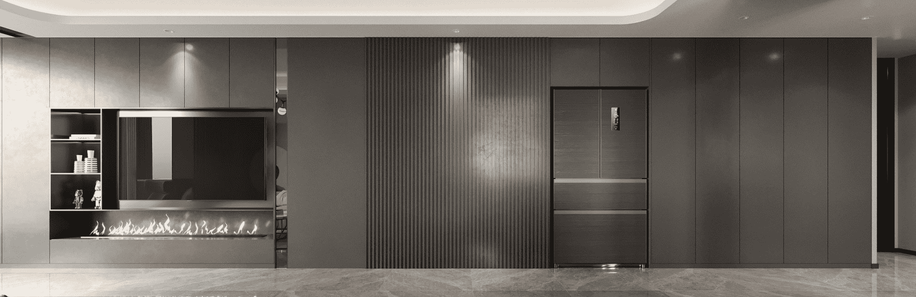 嘉定区湖畔天下一期96平现代简约风格三室户装修效果图