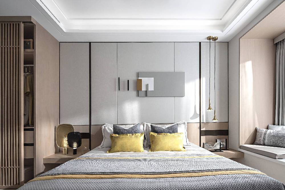 宝山区中环国际公寓88平现代简约风格三室户装修效果图