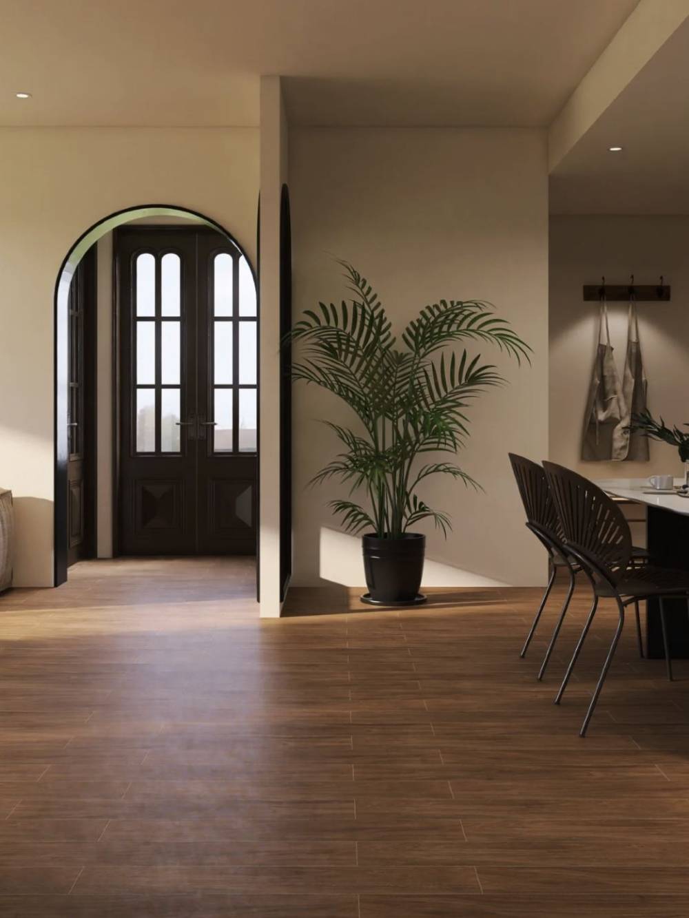 宝山区美罗家园美安苑120平米平现代简约风格两室户装修效果图