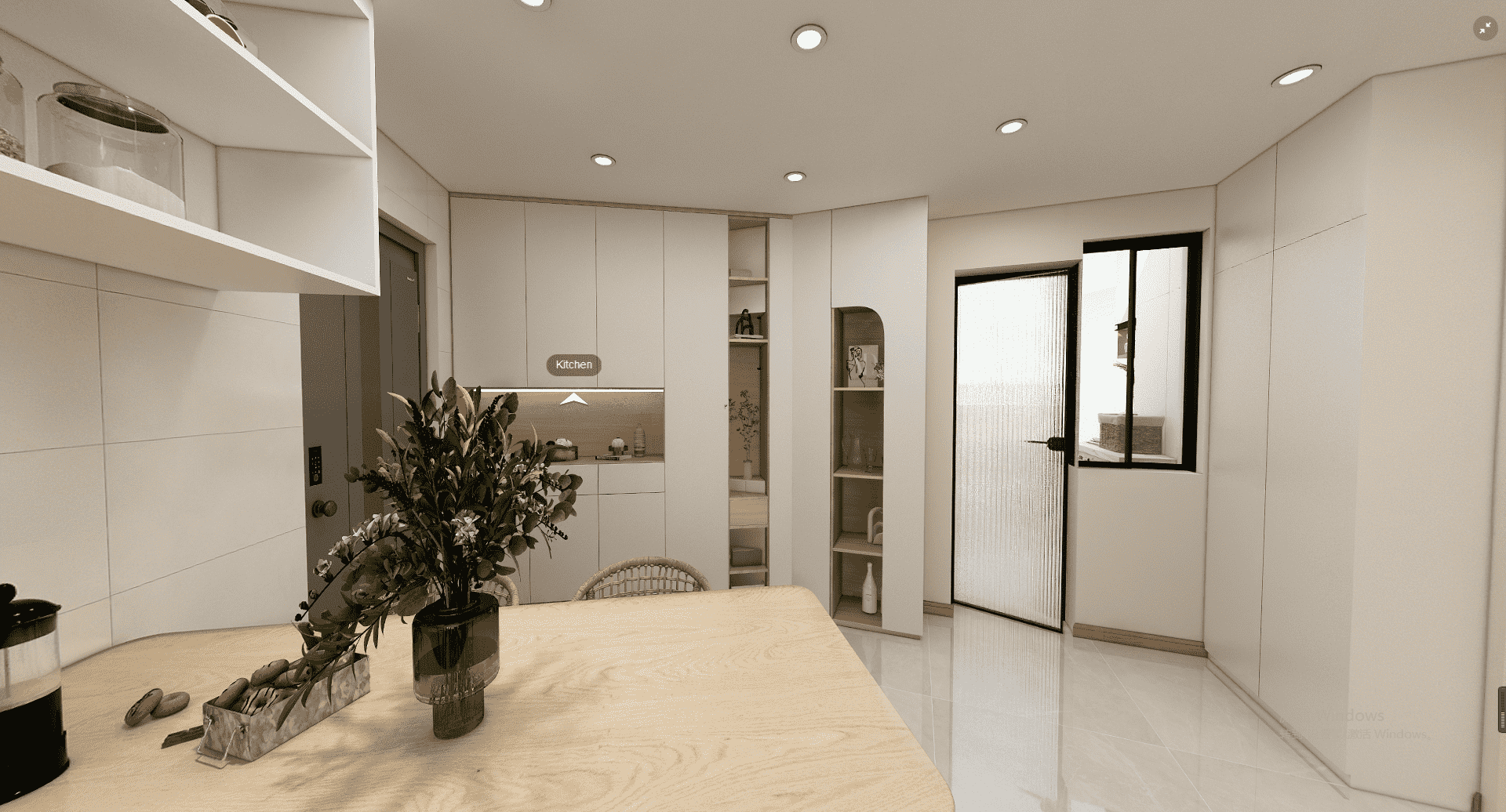 松江区万科白马花园76平米平现代简约风格两室户装修效果图