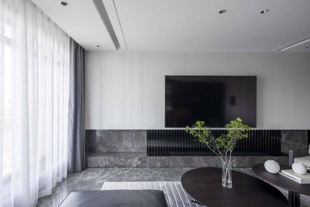 闵行区九星家园125平米平现代简约风格两室户装修效果图