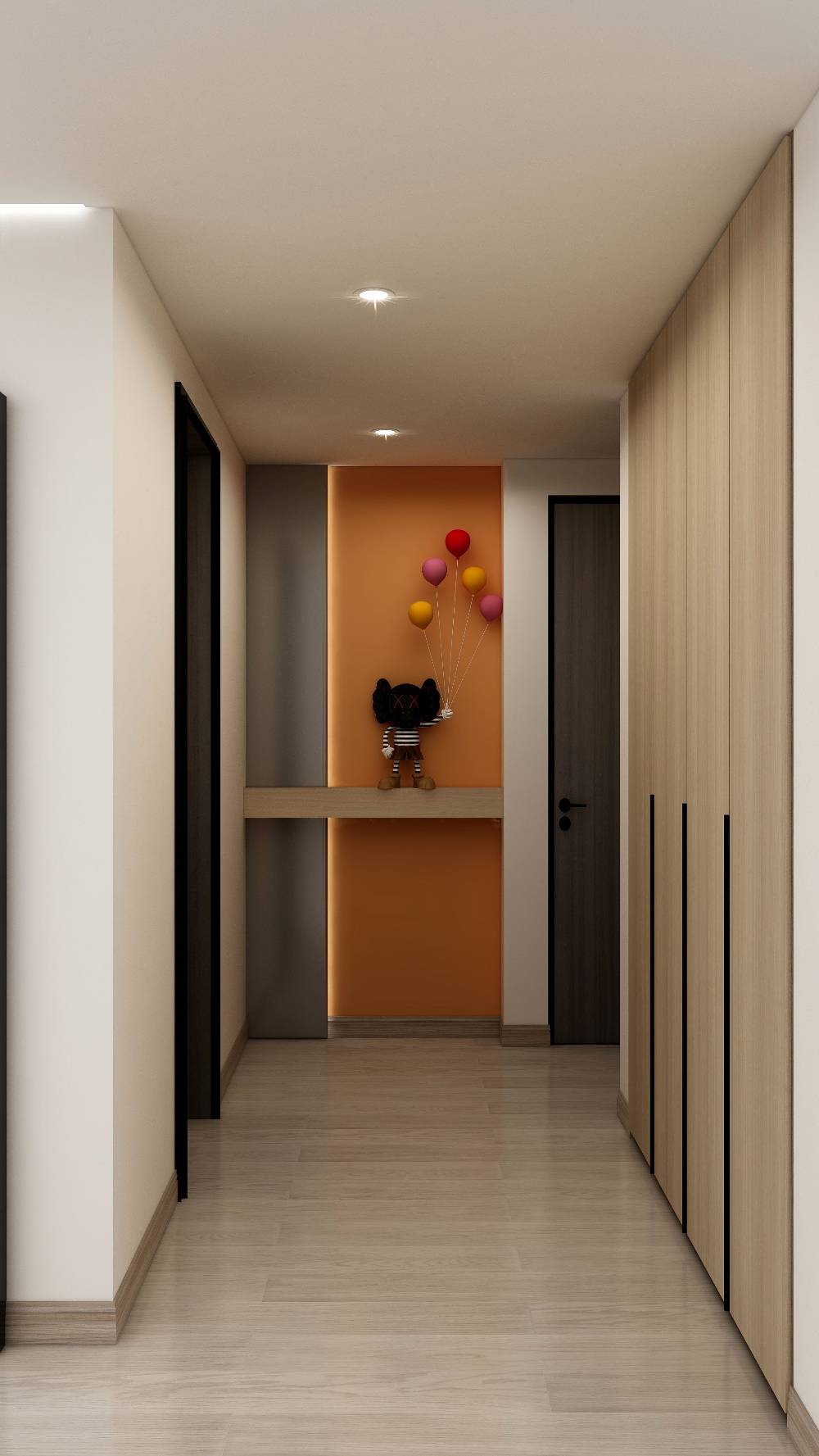 浦东世博家园125平米平现代简约风格三室户装修效果图