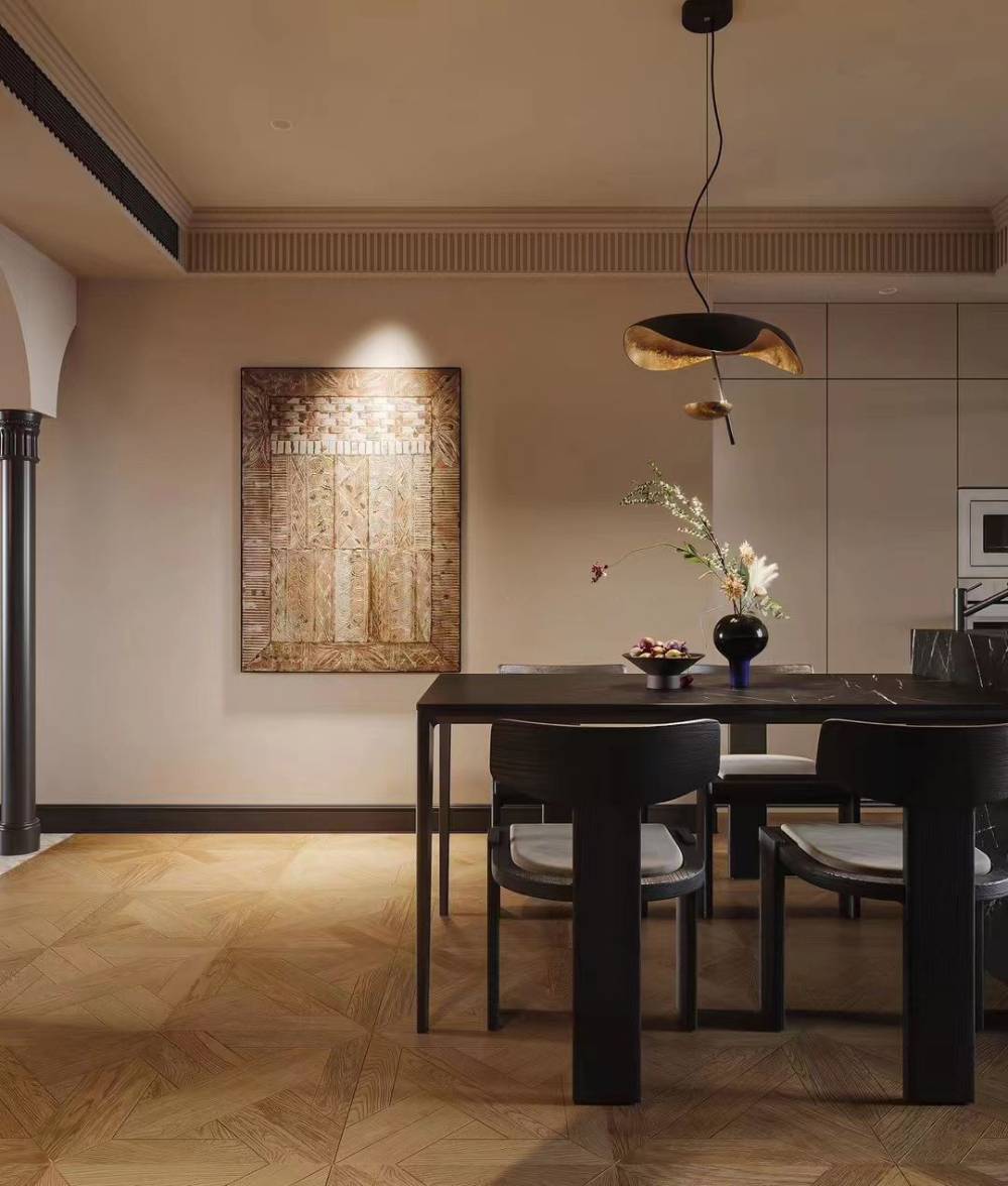 普陀区上海家园123平混搭风格三室户装修效果图