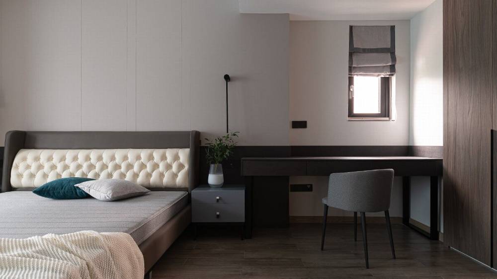 长宁区南洋虹桥公寓115平现代简约风格三室户装修效果图