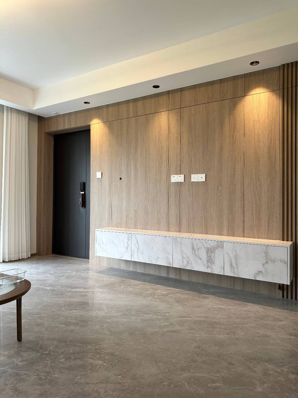 浦东新区未来域城130平现代简约风格三室户装修效果图