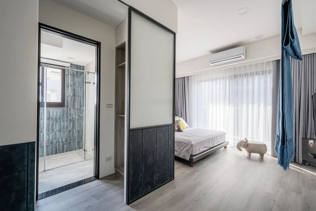 杨浦区城浦公寓105平现代简约风格三室户装修效果图