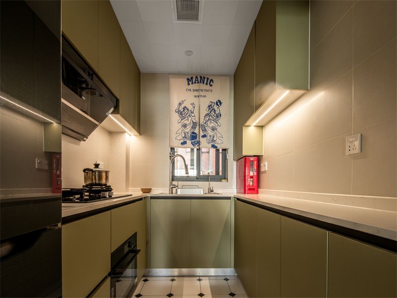 杨浦区荣鑫公寓103平法式风格两室户装修效果图