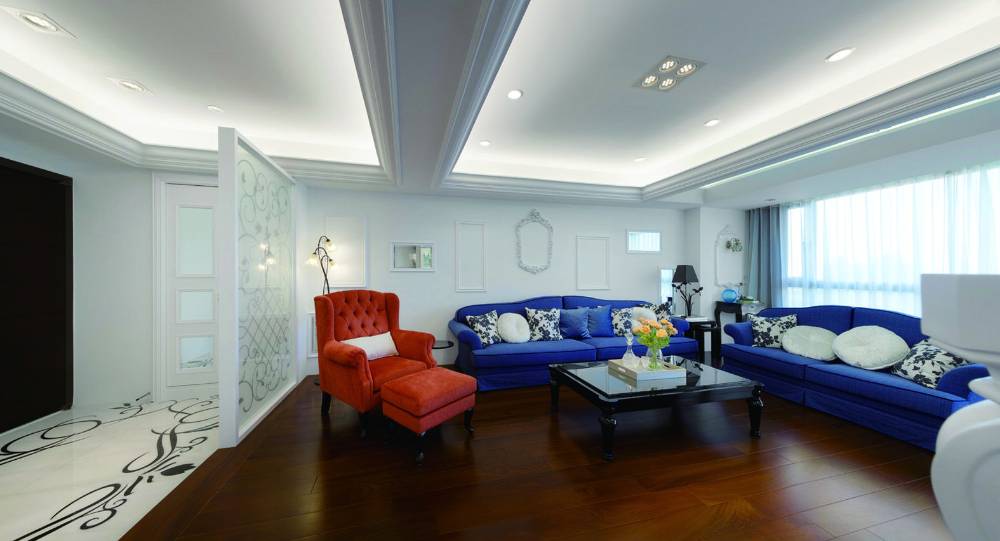 浦东联洋年华园160平法式风格三室户装修效果图