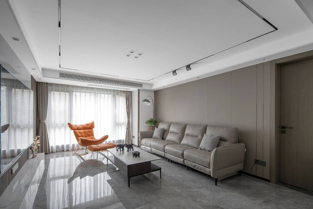 宝山区保利熙悦88平米平现代简约风格两室户装修效果图