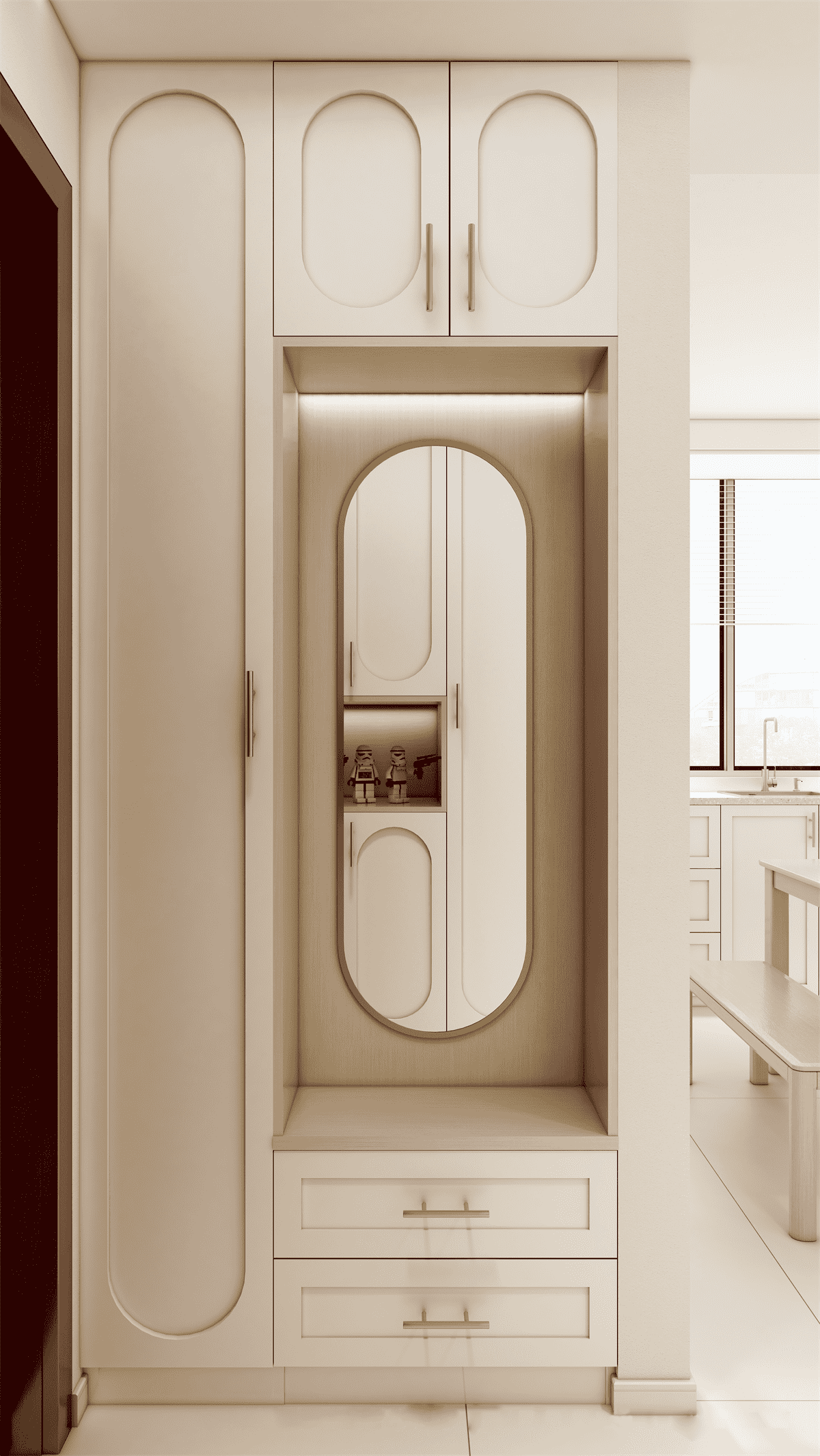 宝山区中冶锦园78平米平现代简约风格两室户装修效果图