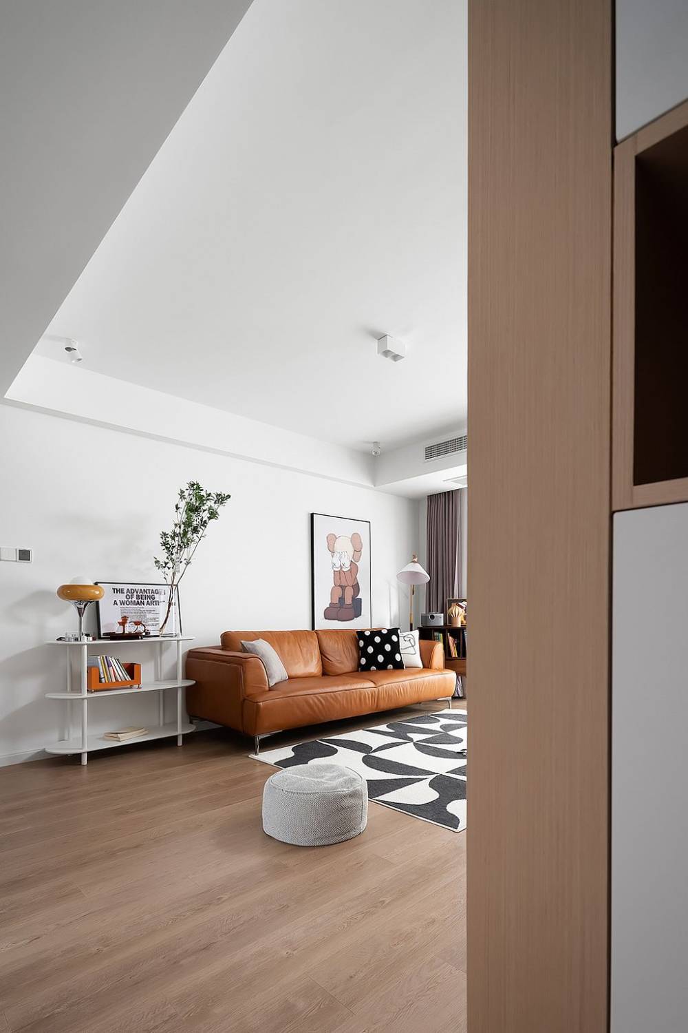 宝山区保利叶之林110平米平现代简约风格三室户装修效果图