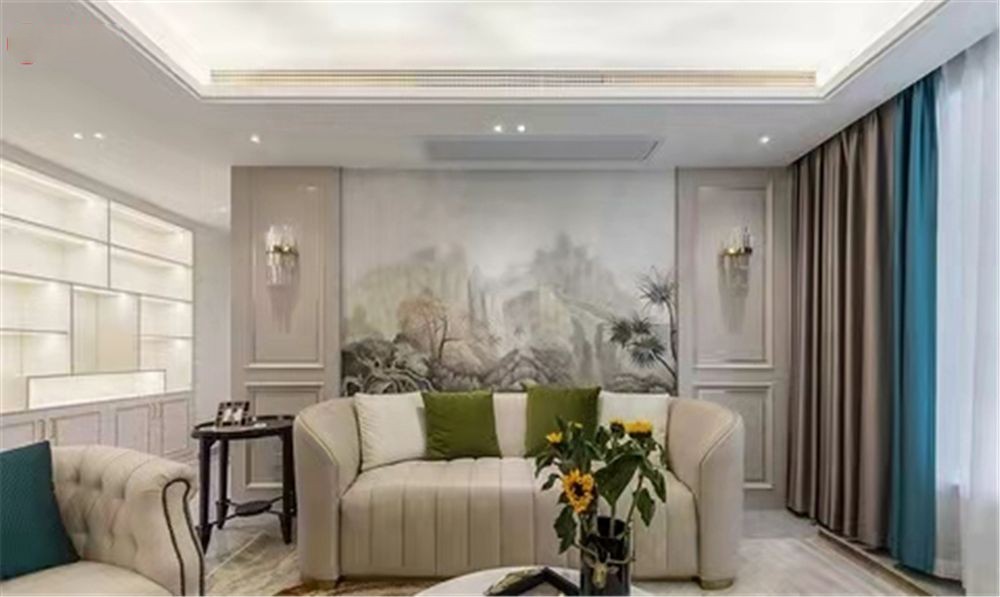 徐汇区尚海湾豪庭139平米平轻奢风格四室户装修效果图