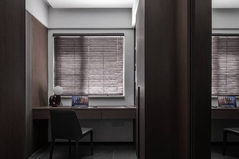 长宁区虹桥中洋公寓87平现代简约风格三室户装修效果图