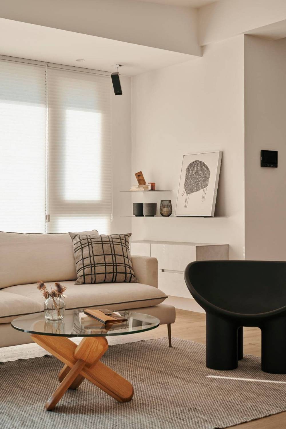 浦东天意洲家园80平现代简约风格两室户装修效果图