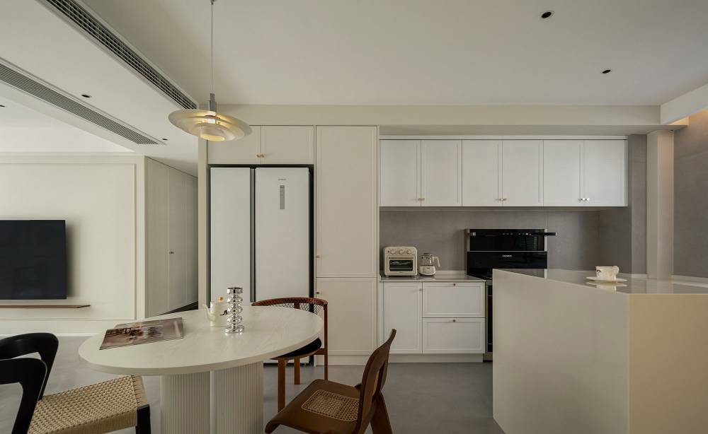 浦东贺桥公寓80平法式风格两室户装修效果图