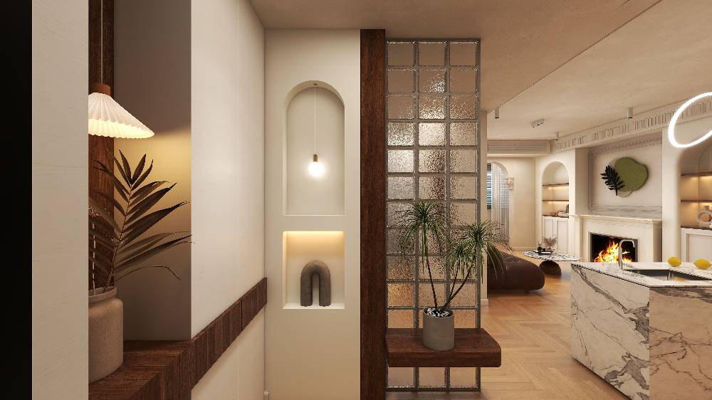 昆山哥伦国际117平现代简约风格两室户装修效果图