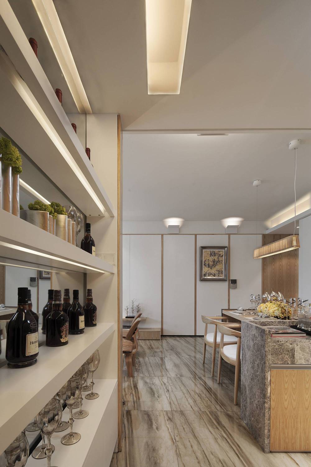 浦东新区证大家园103平米平现代简约风格三室户装修效果图