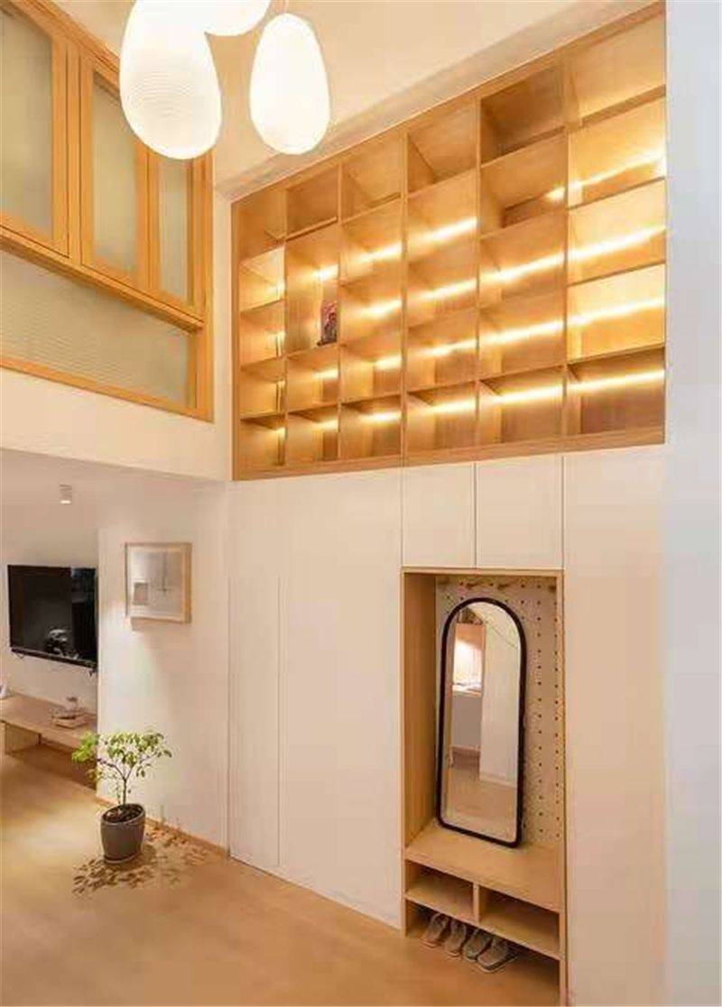 浦东A加青年公寓130平米平日式风格复式装修效果图