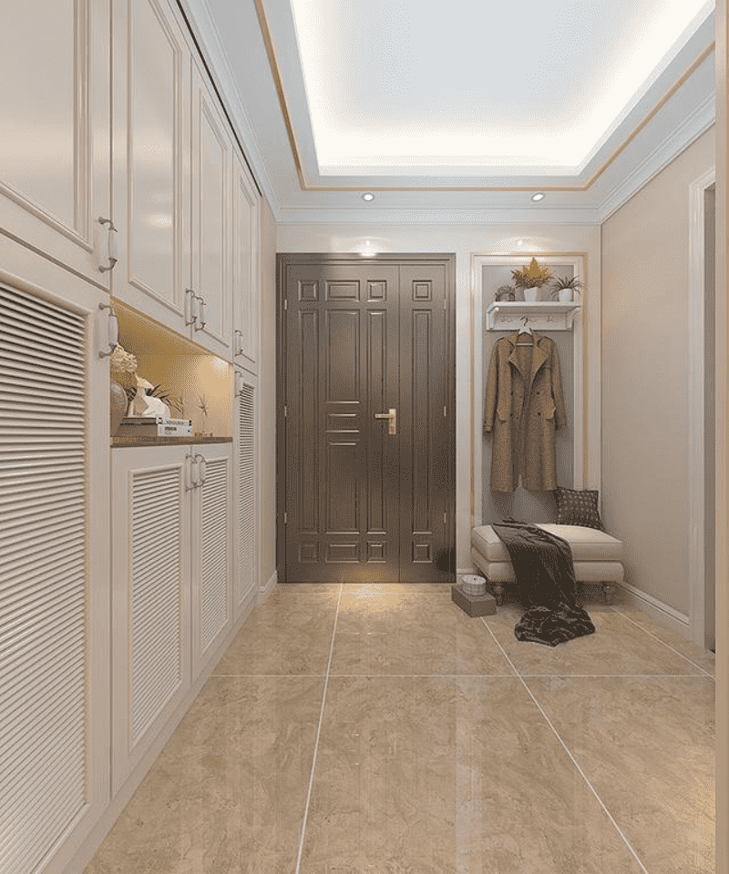 青浦区明珠家园127平米平轻奢风格三室户装修效果图