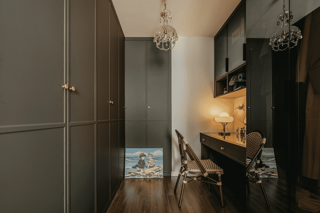 杨浦区海杨公寓80平米平法式风格两室户装修效果图