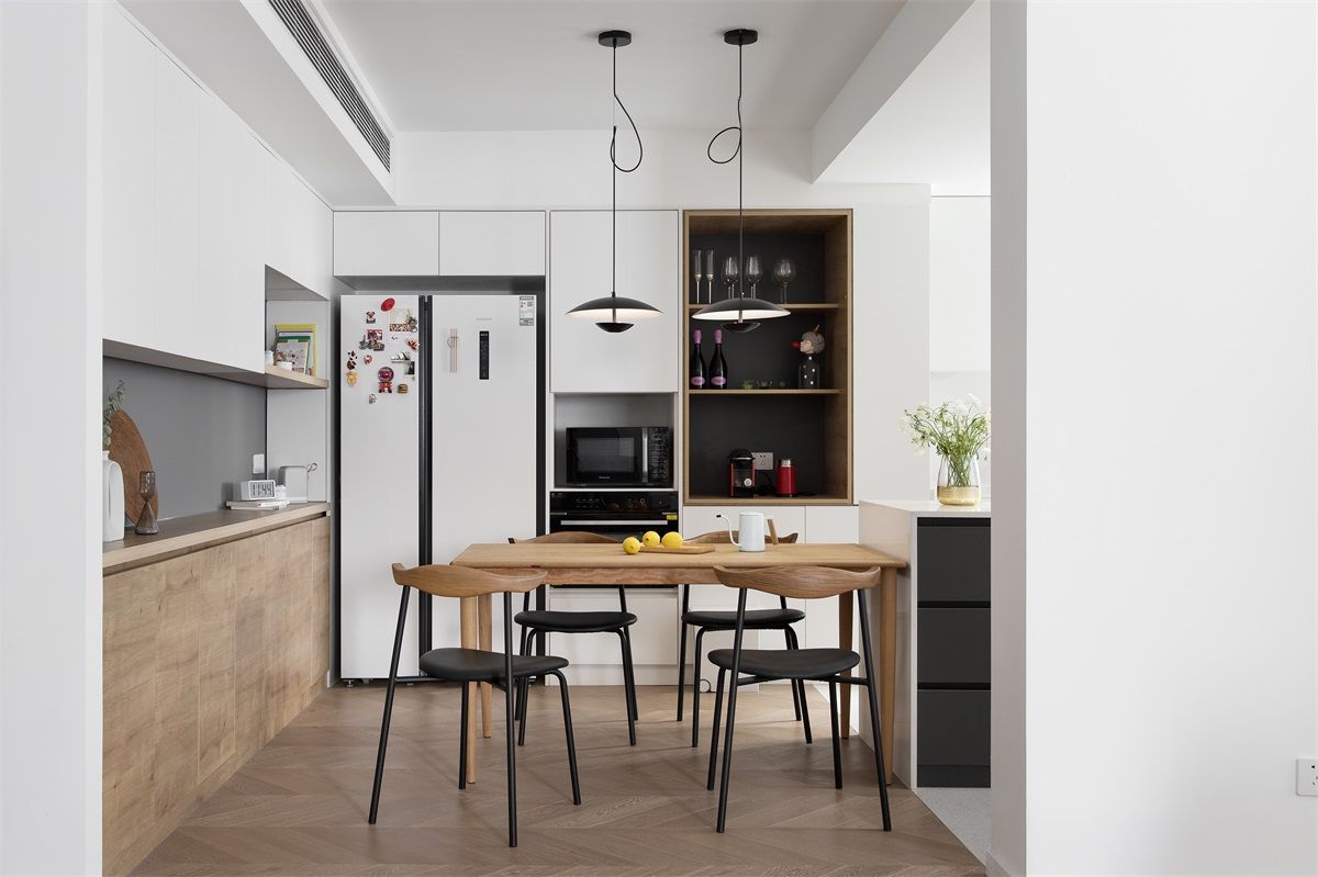 浦东凯佳公寓110平米平现代简约风格两室户装修效果图