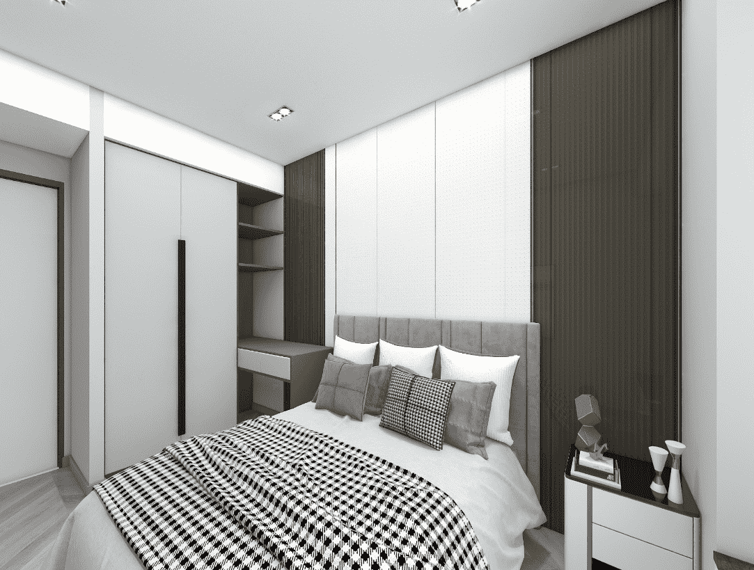 杨浦区美岸栖庭140平米平现代简约风格三室户装修效果图