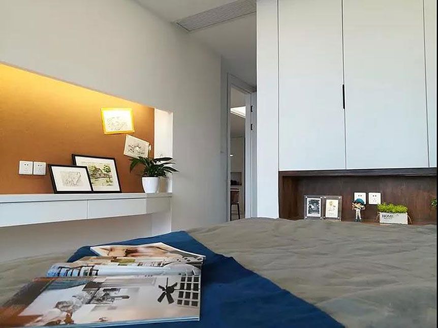 闵行区瑞和新苑120平米平现代简约风格三室户装修效果图