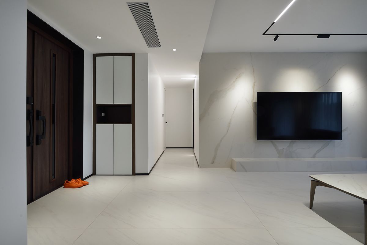 松江区保利西子湾120平轻奢风格二室一厅装修效果图