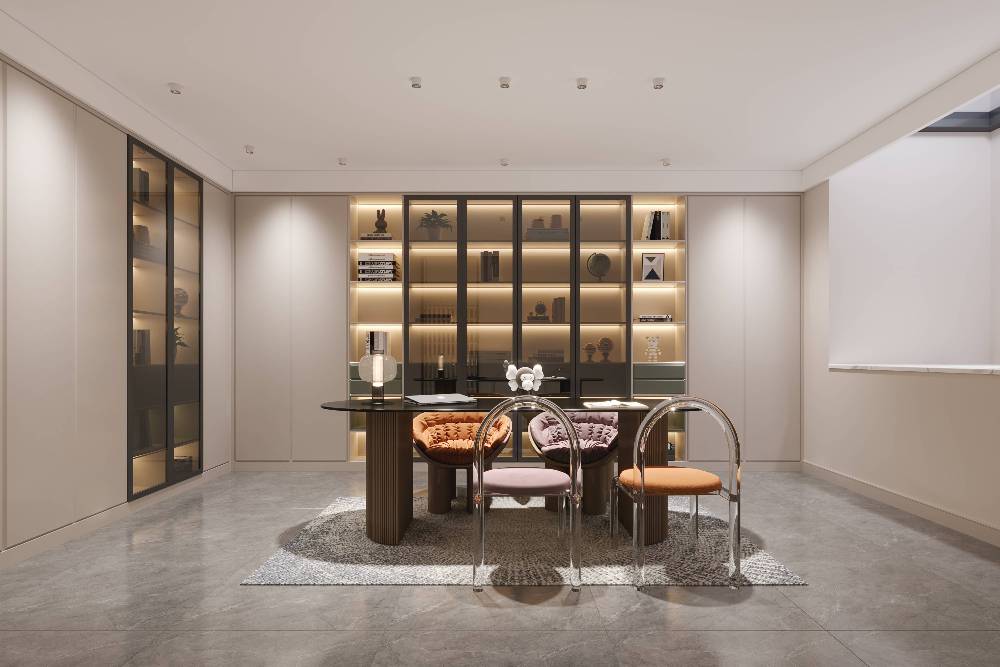 浦东大唐国际公寓200平米平法式风格复式装修效果图