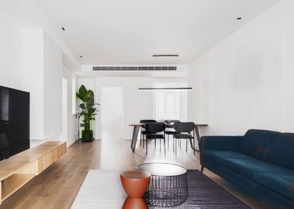 宝山区恒盛豪庭130平米平现代简约风格三室户装修效果图