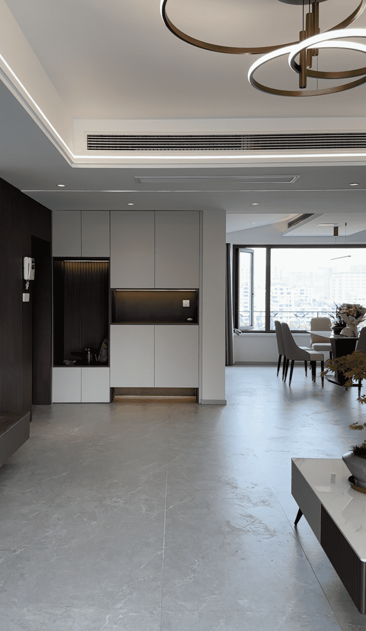 静安区东方明珠大宁公寓300平现代简约风格复式装修效果图
