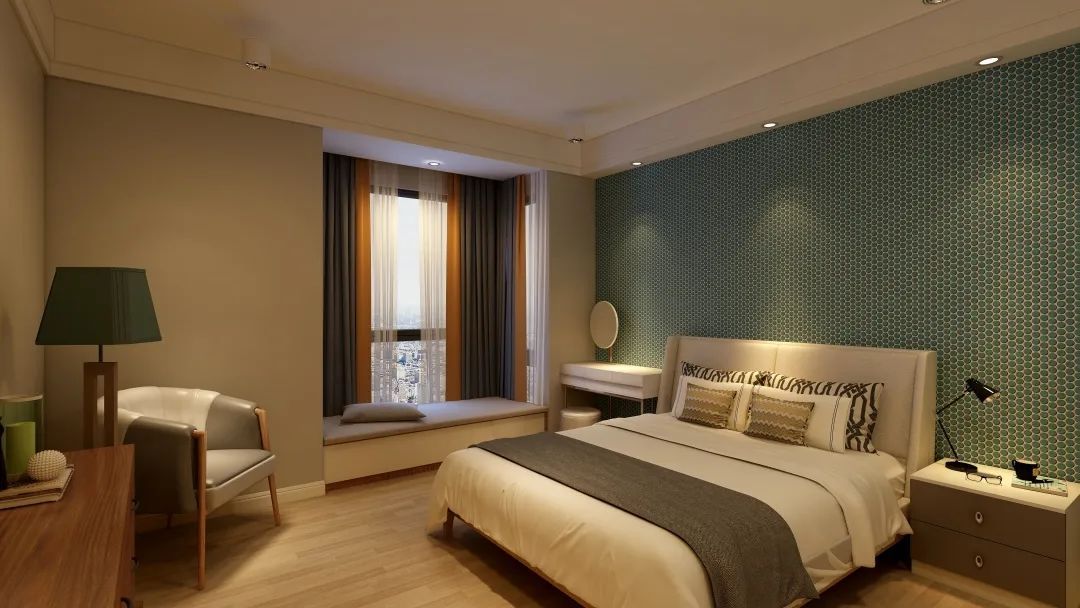 虹口区国际公寓80平米平现代简约风格两室户装修效果图