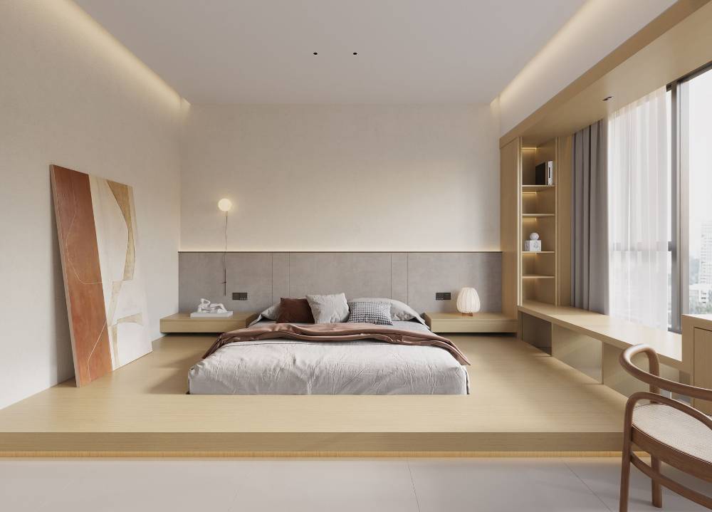 宝山区共和新苑112平米平日式风格两室户装修效果图