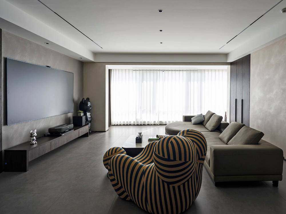 松江区三迪曼哈顿170平现代简约风格四室户装修效果图