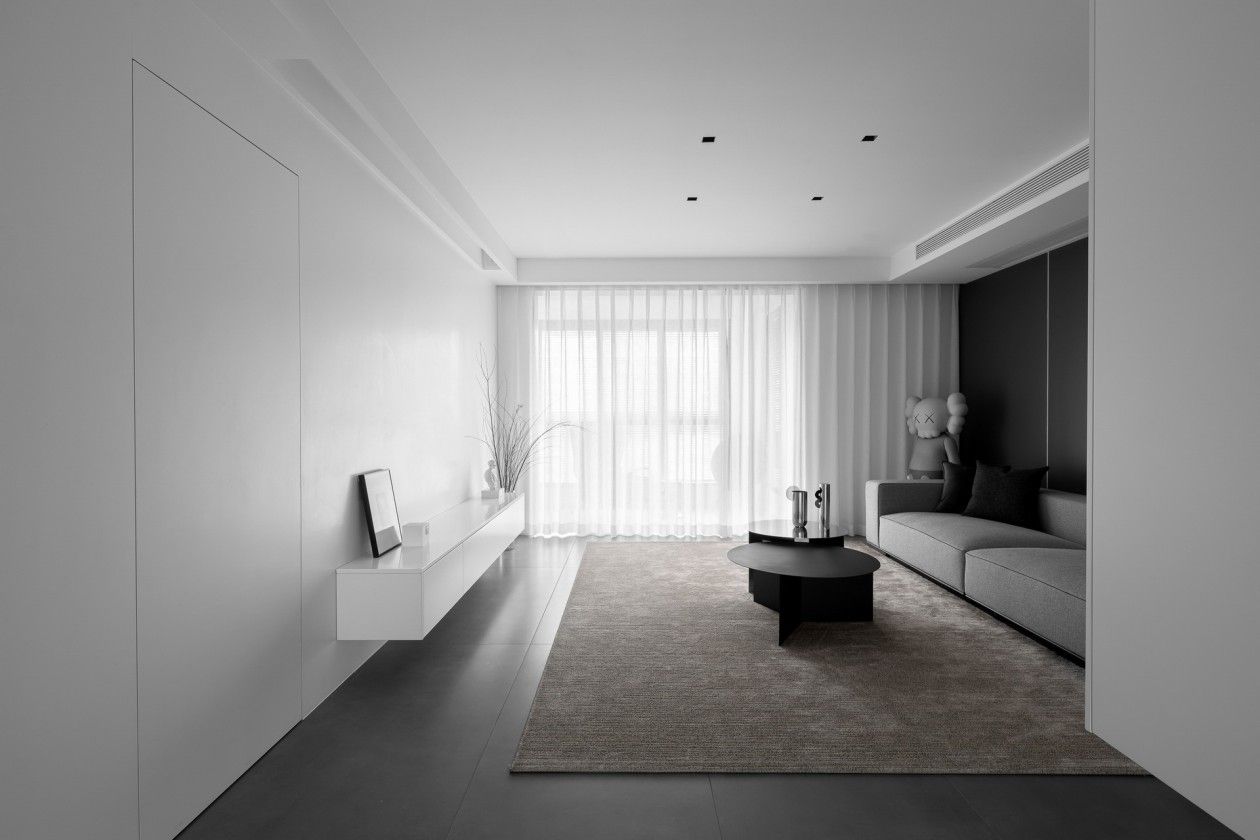 浦东新区欧泊圣堡150平米平现代简约风格三室户装修效果图