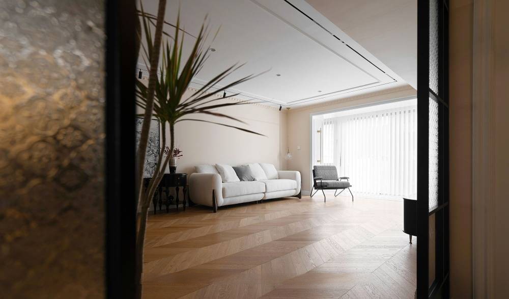 浦东新区地杰国际城130平米平法式风格三室户装修效果图