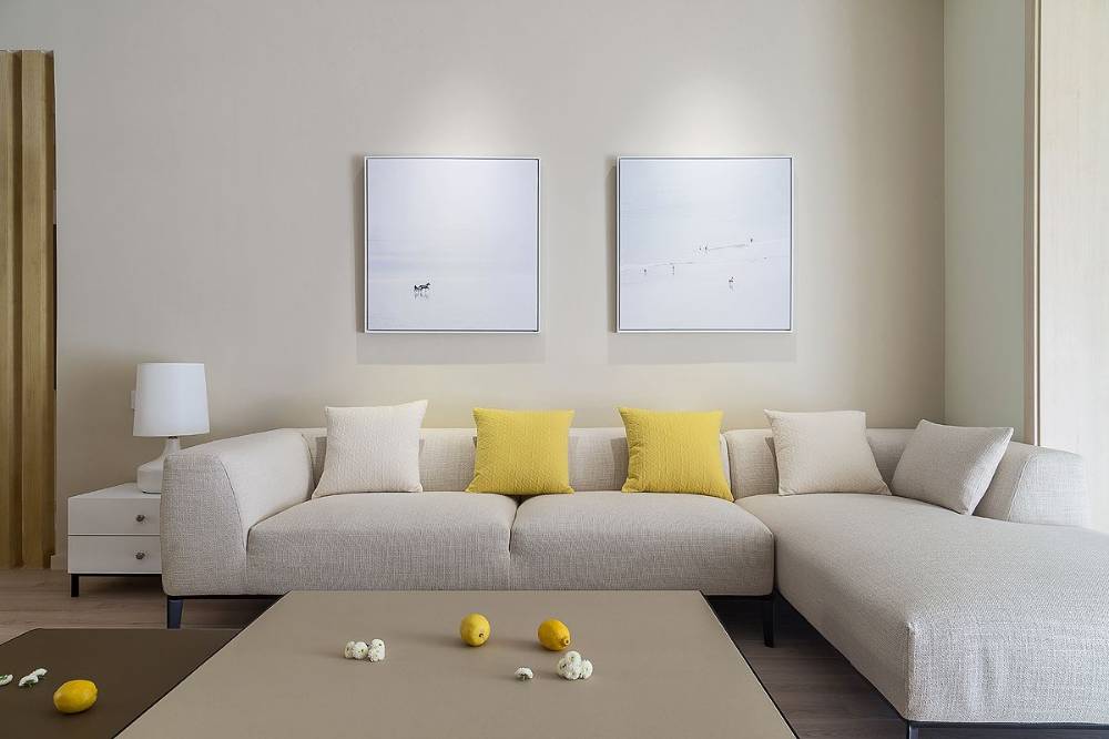 长宁区中山公寓123平米平现代简约风格三室户装修效果图