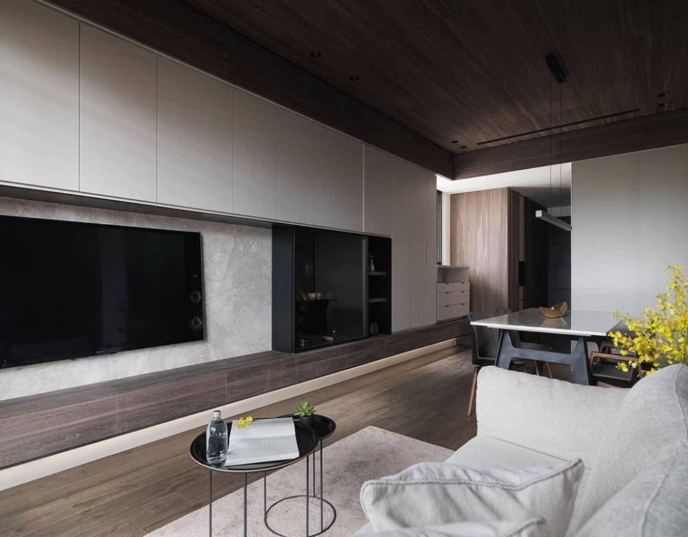 松江区祥东小区80平米平现代简约风格两室户装修效果图