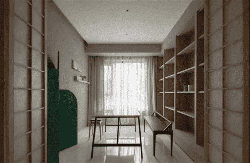 杨浦区帆升公寓140平混搭风格四室户装修效果图