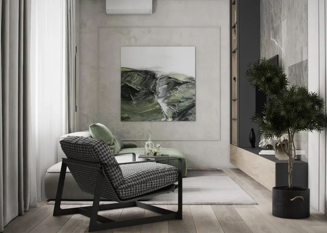 浦东新区证大家园120平米平现代简约风格三室户装修效果图