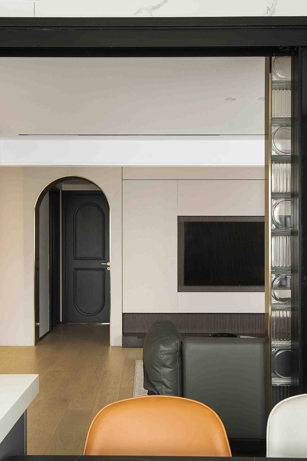 浦东中星恬园125平现代简约风格三室户装修效果图