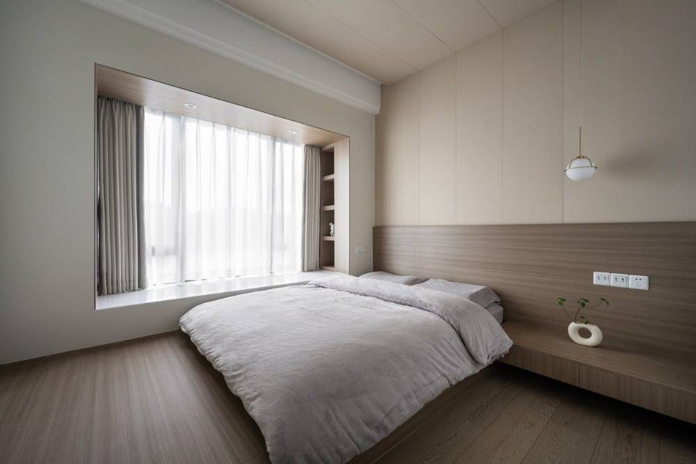静安区长丰公寓85平现代简约风格两室户装修效果图