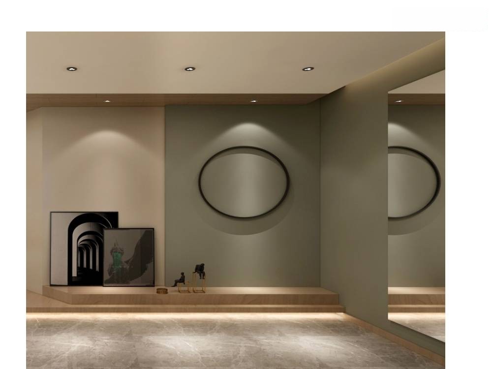 徐汇区尚海湾豪庭139平米平现代简约风格两室户装修效果图