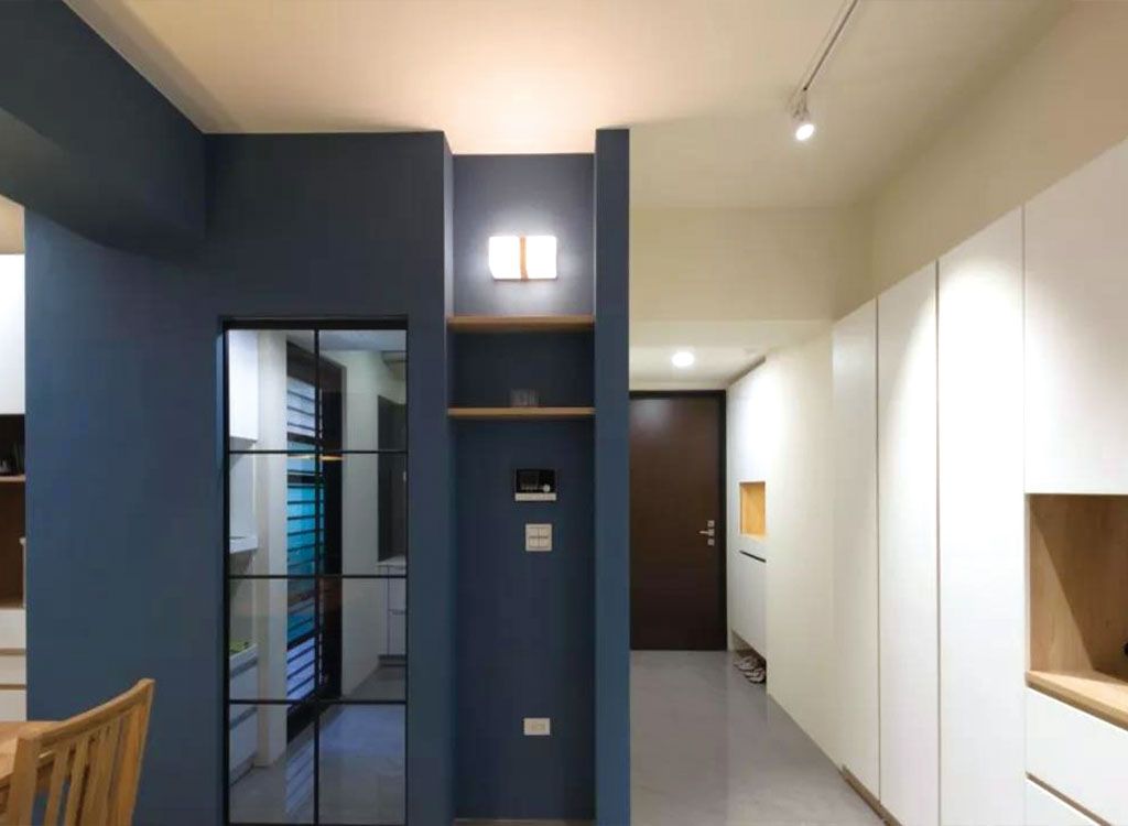 浦东新区昱龙家园93平米平混搭风格两室户装修效果图
